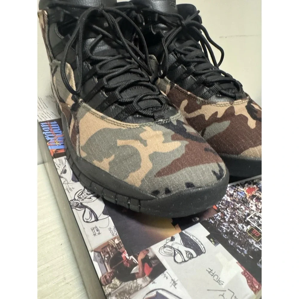 Air Jordan 10 Retro Woodland Camo Sz. 13‎